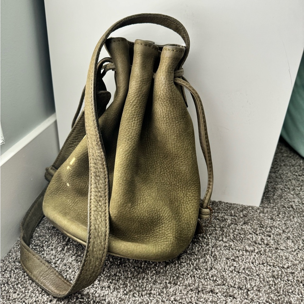 Drawstring Coach bag